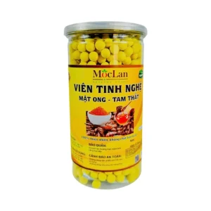 Viên tinh nghệ mật ong tam thất Mộc Lan - 250g, 500g - Hỗ Trợ Trị Đau Bao Tử, Làm Đẹp Da, Kháng viêm123.000
